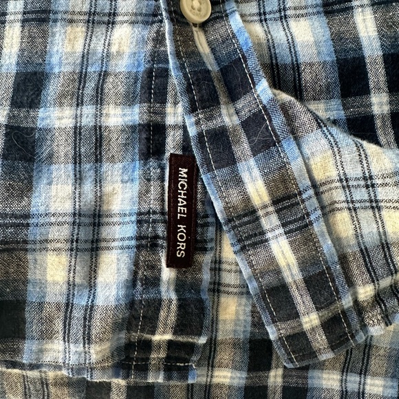 Michael Kors men's linen shirt size M - Picture 3 of 3